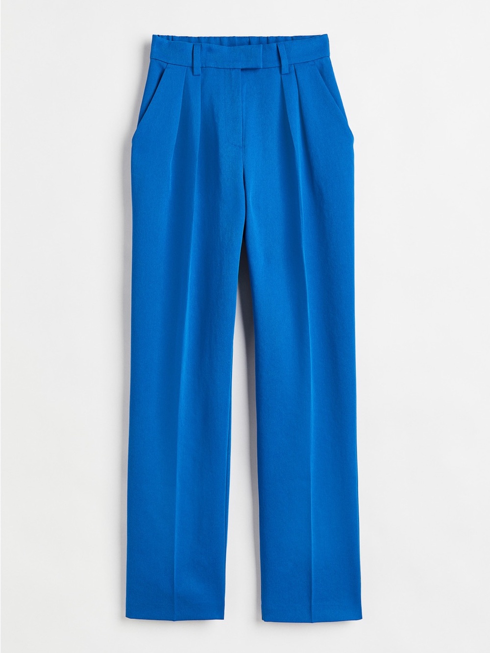H&M Bright Blue Pleated Women's Trousers
